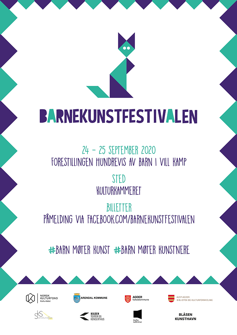 2020 Barnekunstfestivalen plakat